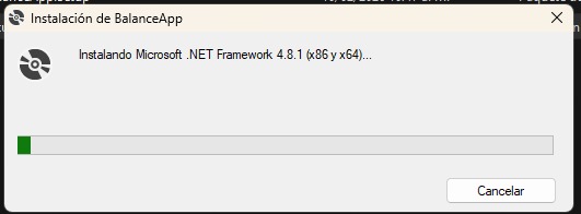 Paso 3 - Instalación de .NET Framework
